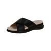 Pantolette CAPRICE "Caprice Pantoletten Nappaleder", Damen, Gr. 36, schwarz, Nappaleder, casual, Schuhe