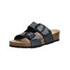 Pantolette ARA "Ara Pantoletten Lederimitat", Damen, Gr. 39, schwarz, Lederimitat, casual, Schuhe