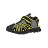 Sandale GEOX "Geox Sandalen Lederimitat/Mesh", Kinder, Gr. 31, gelb (grau, gelb), Lederimitat, Textil, casual, Schuhe