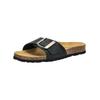 Pantolette CAMEL ACTIVE "camel active Pantoletten Leder", Damen, Gr. 42, schwarz, Leder, casual, Schuhe