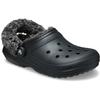 Hausschuh CROCS "Classic Fleece Lined Clog", Herren, Gr. 48, schwarz, Croslite, casual, Schuhe, Clog, Pantoffel mit Warmfutter