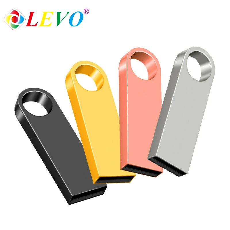 Clé USB haute vitesse, clé USB en métal, clé USB étanche, clé USB 128, 16 Go, 32 Go, 64 Go, 256 Go, 2.0 Go