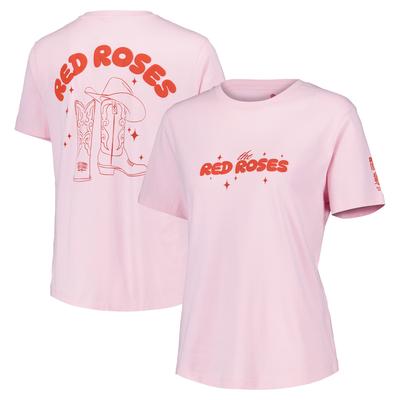 England Rugby Red Roses Cowboy Grafik T-Shirt – Pink – Damen Image