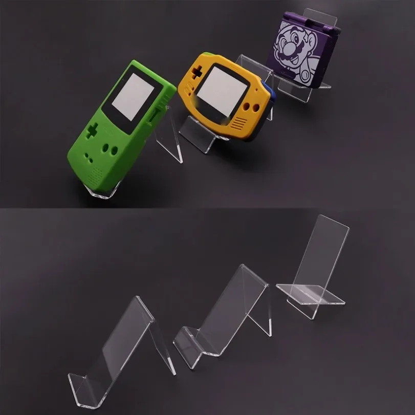 Schreibtisch-Halterung für verschiedene Formen für Gameboy GB GBC GBA GBP PSP NDS PSV Psvita Spielkonsole Ausstellungshalterung Acryl-Displayständer Image