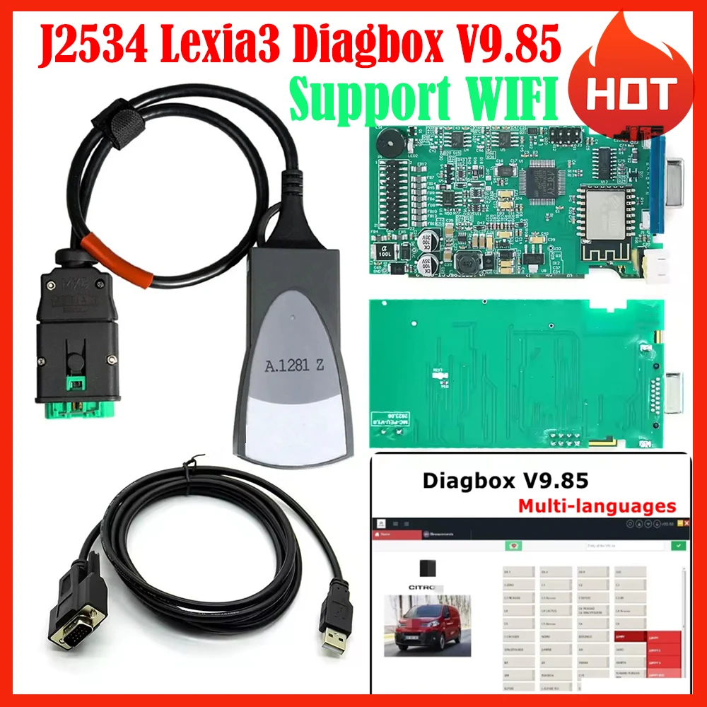2026 Neuestes A+ Lexia3 V9.85 mit WLAN-Version-Diagnosetool Lexia 3 PP2000 für Citren/Pegeot mit neuem Diagbox LEXIA-3 Image