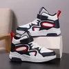 Modische Basketballschuhe für Kinder, 2025, neues Design, PU-Leder-Turnschuhe, Kinder, lässige Sportschuhe, Jungen und Mädchen, High-Top-Trainer