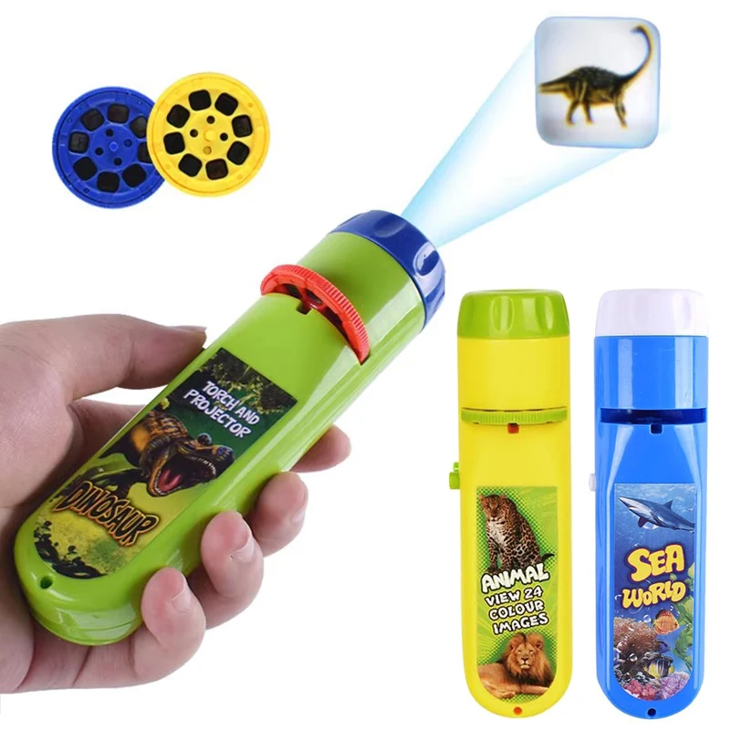 Kinder Spaß Projektor Licht Taschenlampe Puzzle Frühe Bildung Projektion Licht für Kinder Baby Schlafenszeit Spielzeug Weihnachten Geschenk TMZ Image