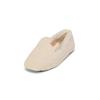 Hausschuh MARC O'POLO "aus Baumwoll-Teddyfell", Damen, Gr. 39, weiß (creamy weiß), Baumwolle, unifarben, Schuhe