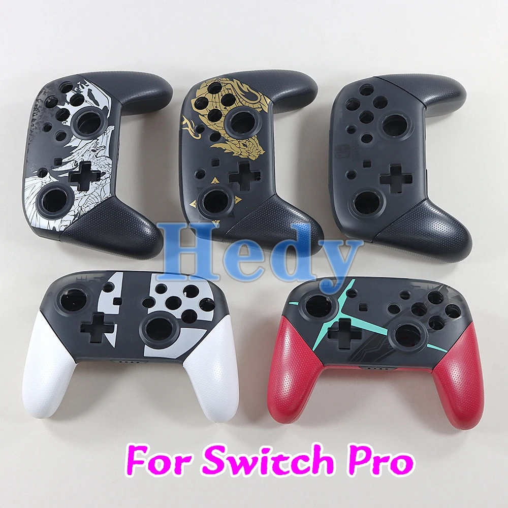 Kit de couverture de boîtier complet pour manette de jeu Nintendo Switch Pro, remplacement du bouton de la manette de jeu NS, 1 jeu