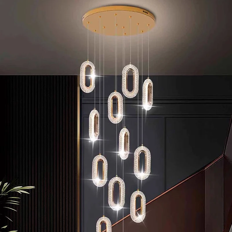 Moderne Wohnkultur Ring LED-Leuchten Pendelleuchte Lampen für Wohnzimmer Kronleuchter für Esszimmer Hängeleuchte Innenbeleuchtung