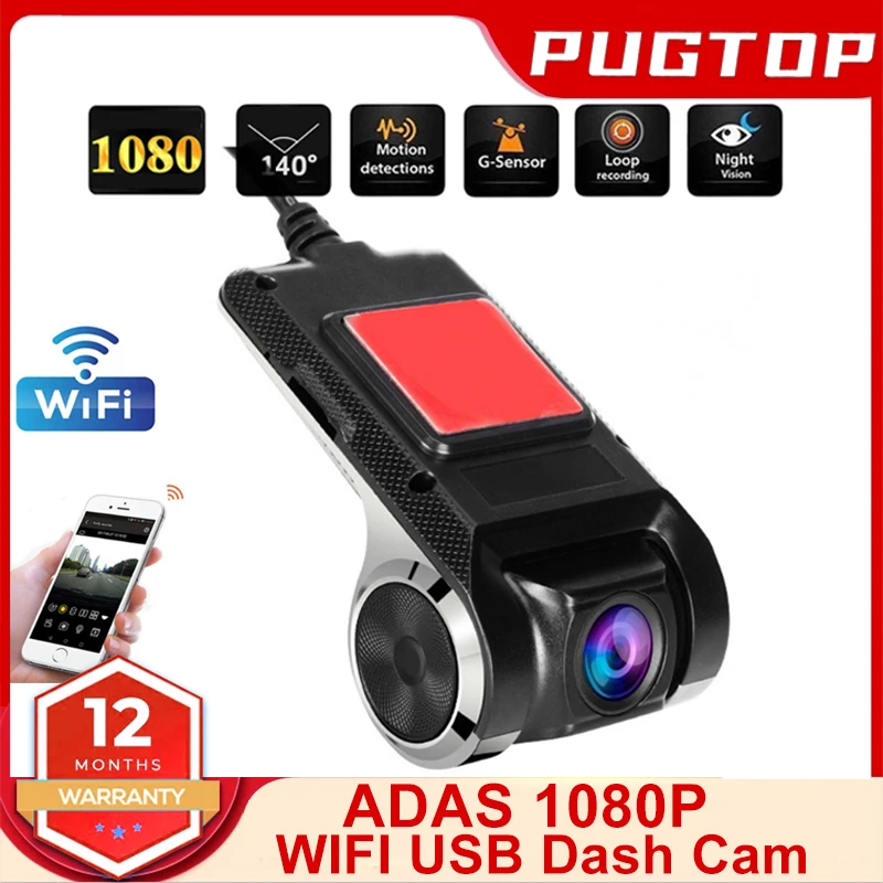 Auto DVR Kamera Recorder HD Kamera WIFI USB Dash Cam für Auto DVD Android Player ADAS 1080P Nacht Version 4k Dash Cam Image
