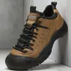 Lässige Herren-Sneaker in großen Größen, bequem für alle Jahreszeiten, Schnür-Herrenschuhe, rutschfeste und verschleißfeste Wanderschuhe, Wanderschuhe, atmungsaktive Oberteile, geeignet für den