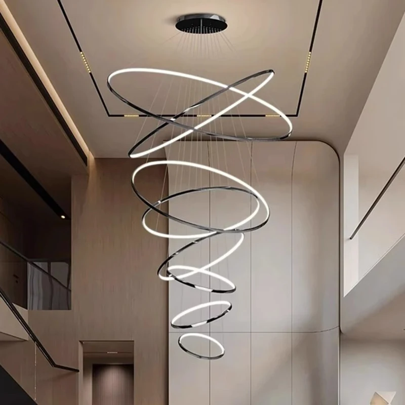 Moderne Wohnkultur Ring LED-Leuchten Pendelleuchte Lampen für Wohnzimmer Kronleuchter für Esszimmer Hängeleuchte Innenbeleuchtung