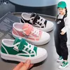 Frühling Herbst Mode Kinder Leinwand Schuhe Casual Sport Jungen Mädchen Turnschuhe Schuhe Weiche Gummi Sohle Flache Kinder Leinwand Schuhe 26-37