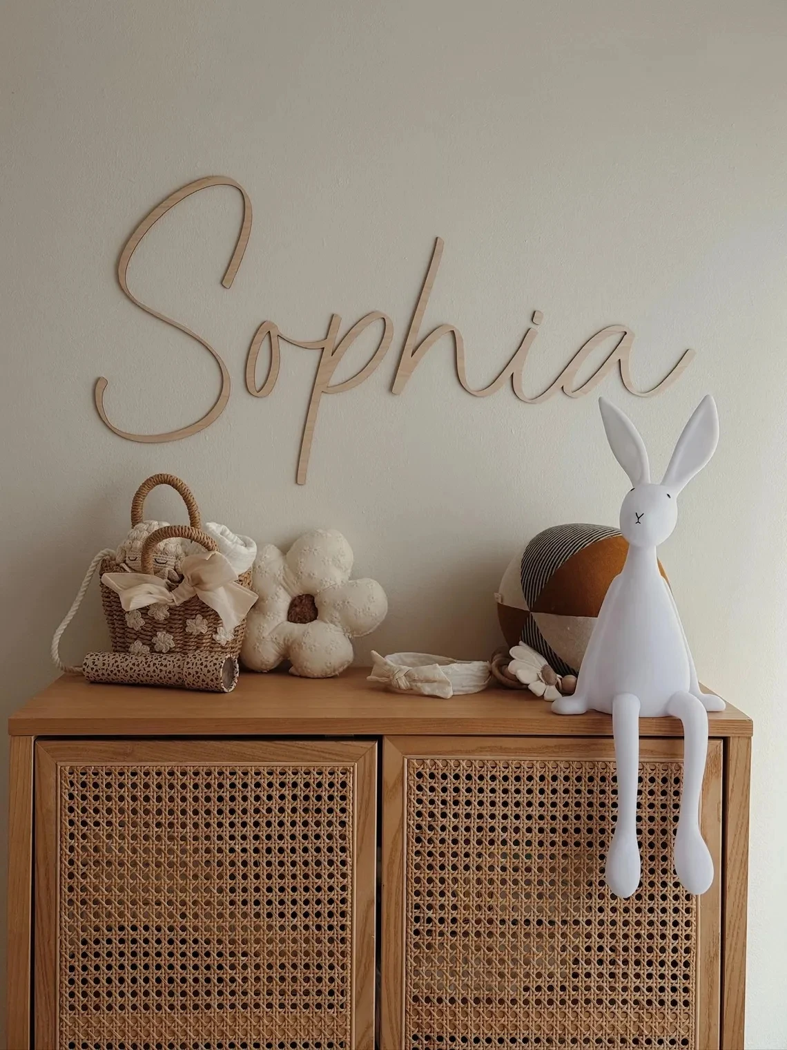 Baby-Namensschild, Namensschild für Kinderzimmer, Buchstaben für Kinderzimmer, individuelles Baby-Namensschild aus Holz, Namensschild für die Wand, Geburtstags-Hintergrundwanddekoration