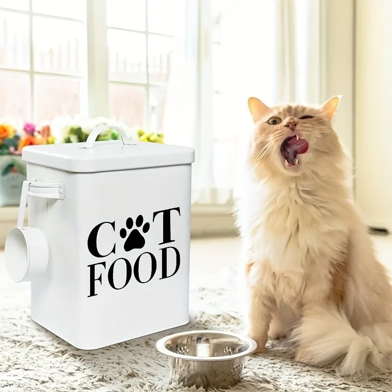 Katzenfutter Wandaufkleber Aufkleber abnehmbares Vinyl Wandbild Poster für Wohnzimmer Dekoration Zubehör Wandbilder Vinyl Wandtattoo