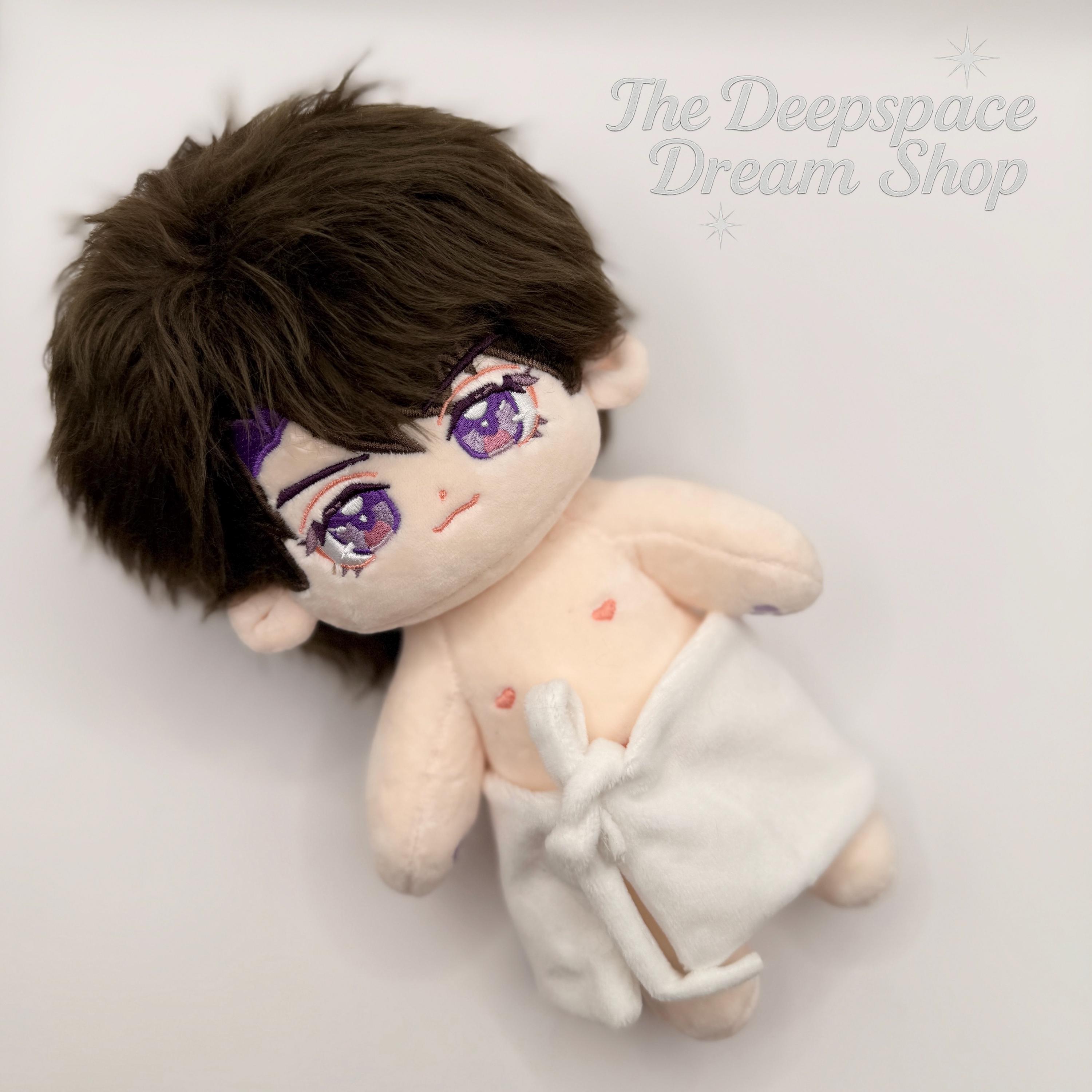 Peluche di Amore e Spazio Profondo: Xavier, Zayne, Rafayel, Sylus e Caleb con mini asciugamano (20 cm)