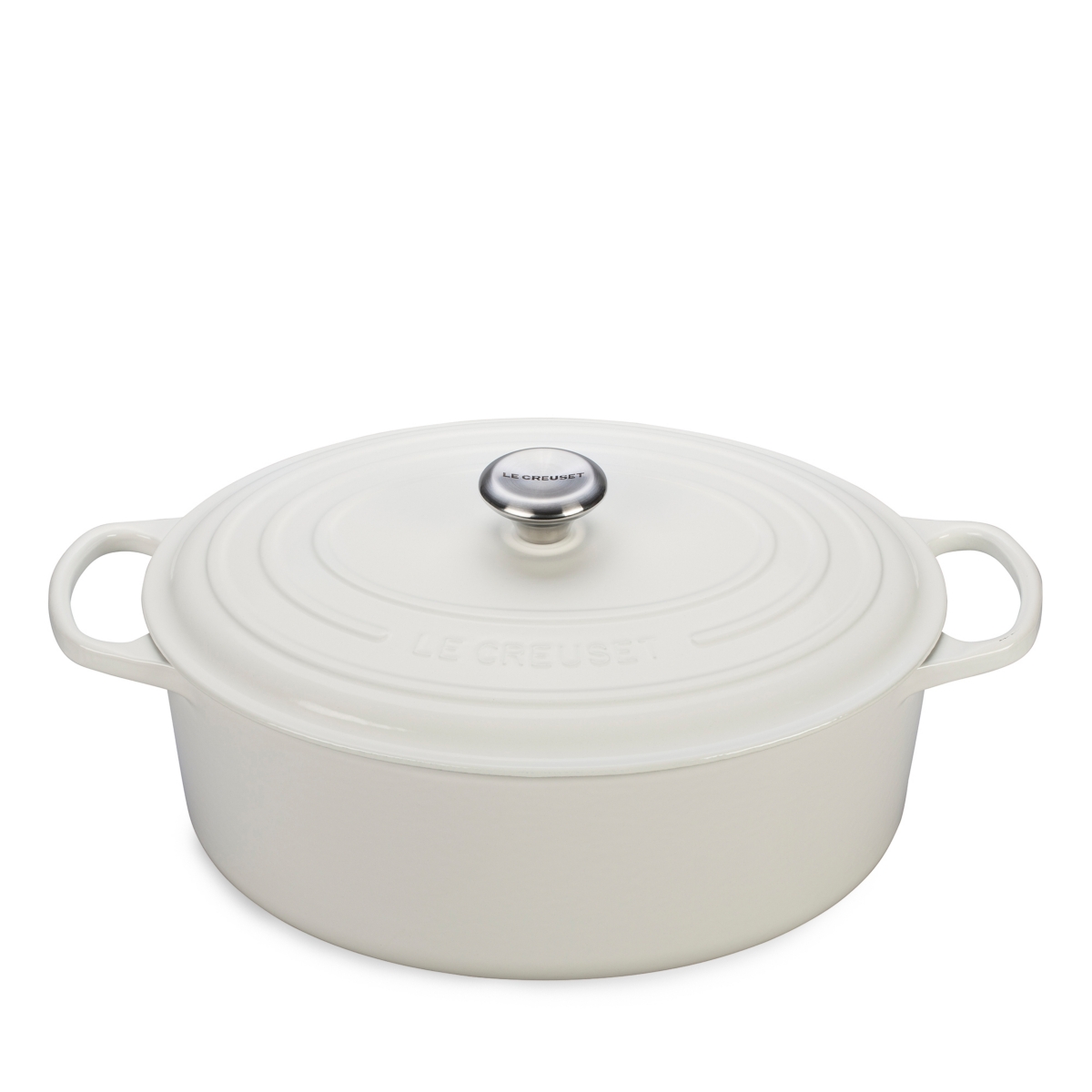 Le Creuset 9.5-Quart Oval Dutch Oven - White