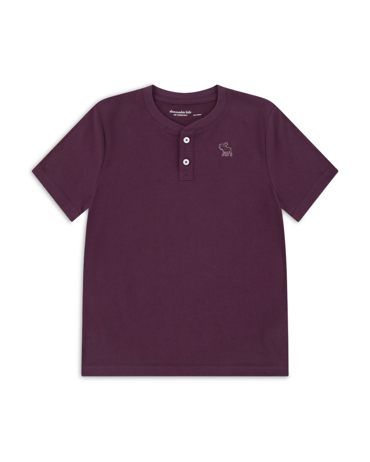 abercrombie kids Boys' Essential Henley Tee - Little Kid, Big Kid - Fig