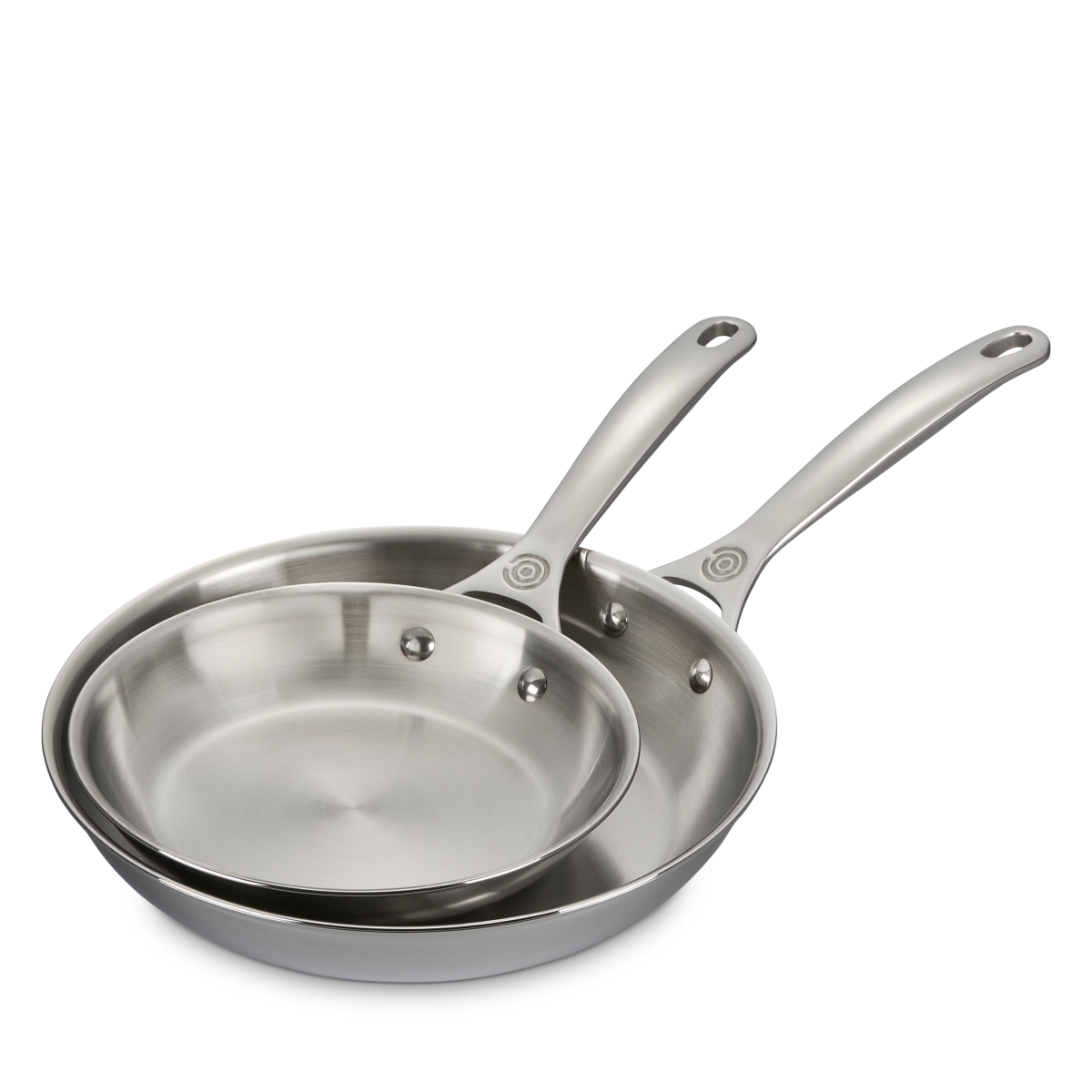Le Creuset Signature Stainless Steel Fry Pans, Set of 2