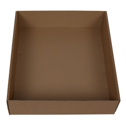 36x Kleiderbox Stülpdeckel Aufsatz Verstärkung Deckel 628x528x150 braun BB-Verpackungen Image