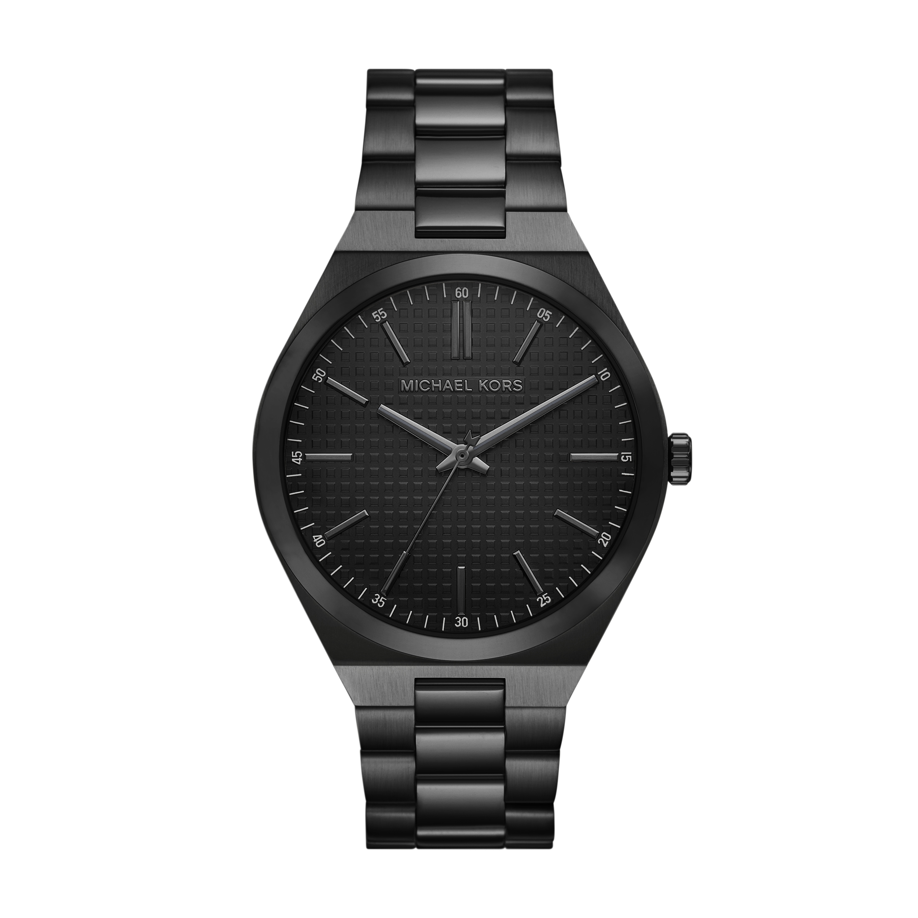 Quarzuhr MICHAEL KORS "LENNOX", schwarz, Armbanduhren, Herren, Armbanduhr, Herrenuhr, Edelstahlarmband, analog Image