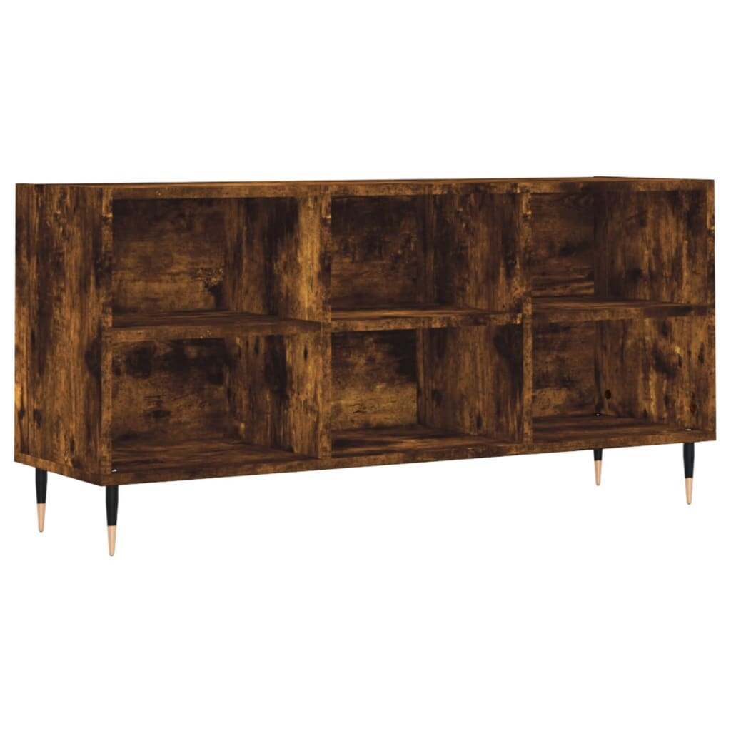 vidaXL TV-Schrank Räuchereiche 103,5x30x50 cm Holzwerkstoff Image
