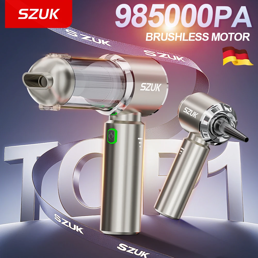 SZUK aspirateur de voiture 985000PA puissant souffleur d