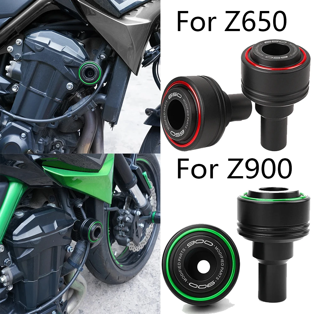 Pour Kawasaki Z650 Z900 Z 900 650 ABS 2017-2024 2025 accessoires de moto cadre curseurs Protection contre les chutes Crash Protector Pad
