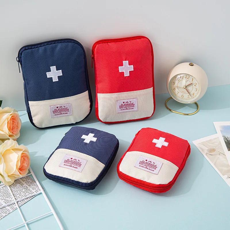 Petit Kit médical Portable pour voyage en plein air, trousse de premiers soins médicaux Portable pour usage domestique, Kit médical de grande capacité