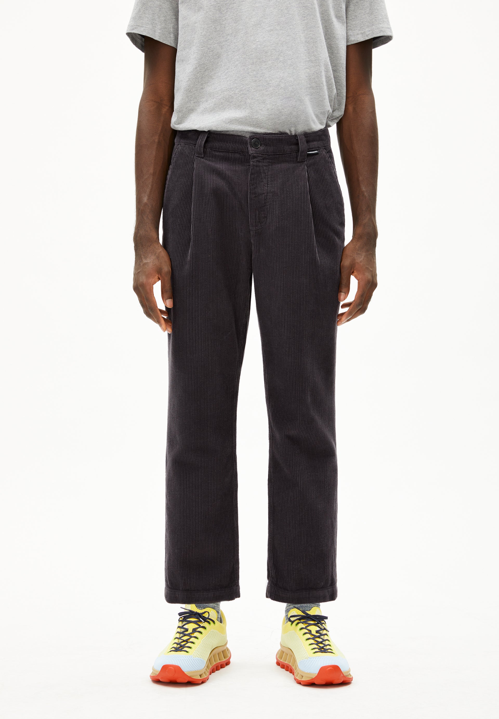 ARAANIO | Cord Hose aus Bio-Baumwolle - anthrazit (32) Image