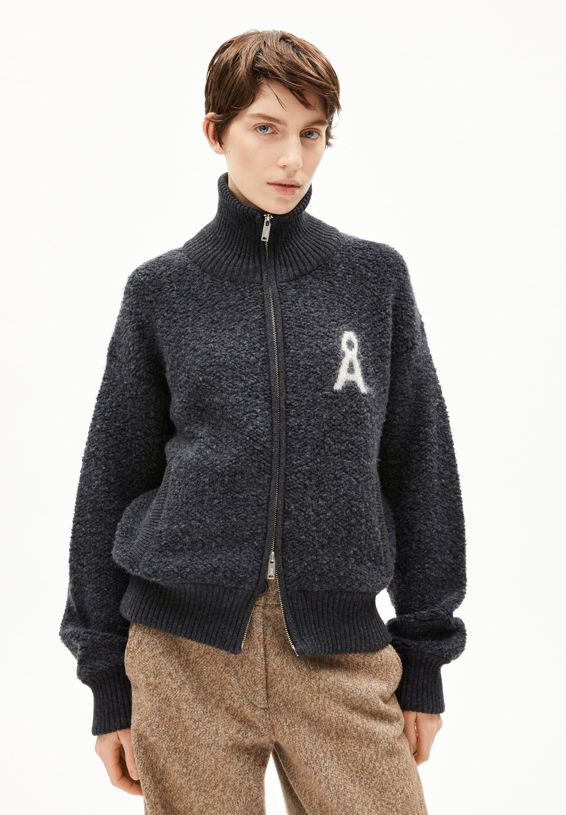 ICONIC Å GWENAA BOUCLÉ | Jacke aus Bio-Baumwolle - mehrfarbig (L) Image