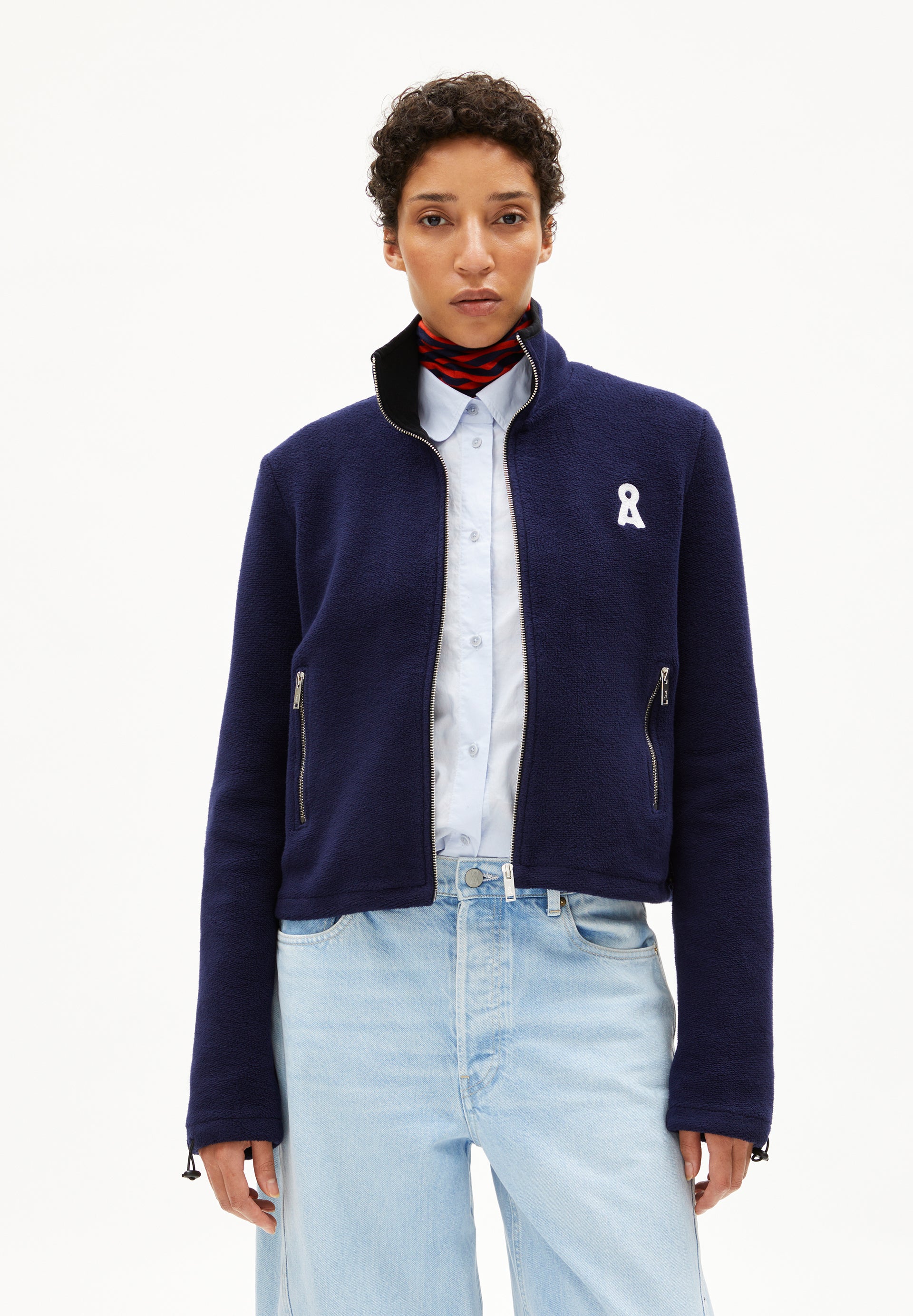 ICONIC Å ALANKAA | Jacke aus Bio-Baumwolle - blau (S) Image