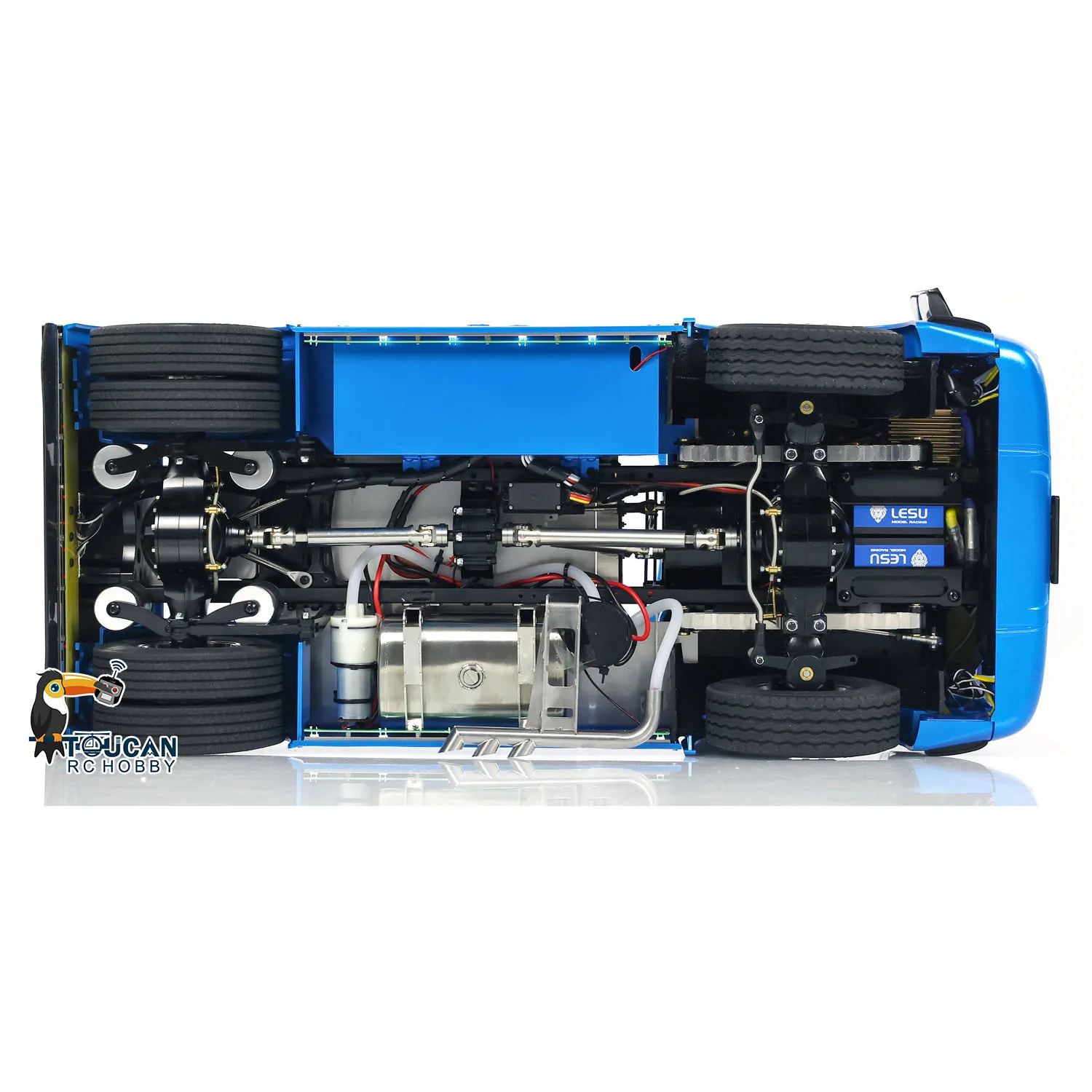 1/14 RTR LESU RC Traktor Lkw 4X4 Fernbedienung Auto Modell mit Sound Licht System Rauchen Batterie Angepasst RC Spielzeug THZH1810