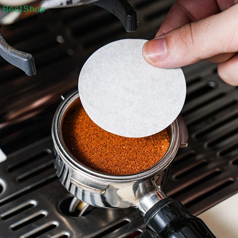    51/53/58 mm rundes Kaffeefilterpapier 100 Stück Kaffeemaschine Universal Image