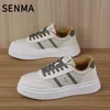 SENMA Herrenschuhe, dicke Sohle, lässige Sportschuhe, leichte Skateboard-Schuhe, Herren-Sneaker, Walking/Jogging/Tennisschuhe
