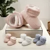 7 farben Winter Baby Baumwolle Schuhe Dicken Plüsch Schnee Stiefel Weiche Casual Wanderschuhe für 0-18 Monate Bequeme kleinkind Schuhe