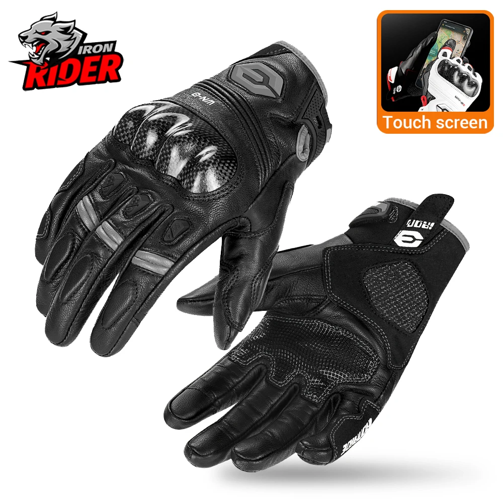 Motorradhandschuhe Winter Wasserdichte Motorradhandschuhe Winddichter warmer Handschuh Touchscreen Motocross Reithandschuhe Reflektierend M-2XL Image
