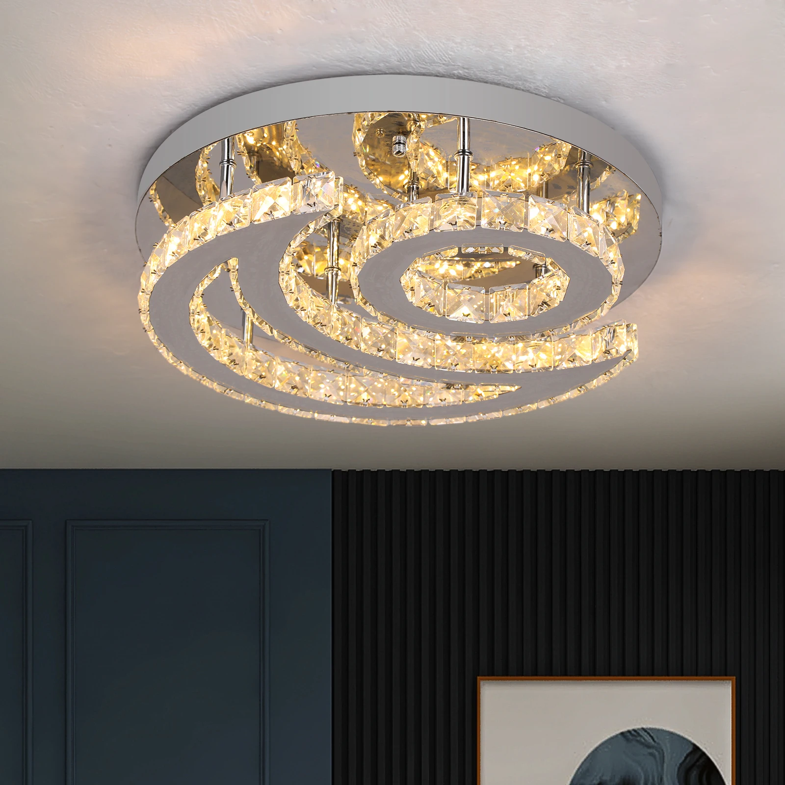 VETRULUS Moderne Kristall Decken Lampen Kronleuchter Wohnzimmer Esszimmer Hause Dekorative Led Licht Nordic Innen Beleuchtung Leuchten