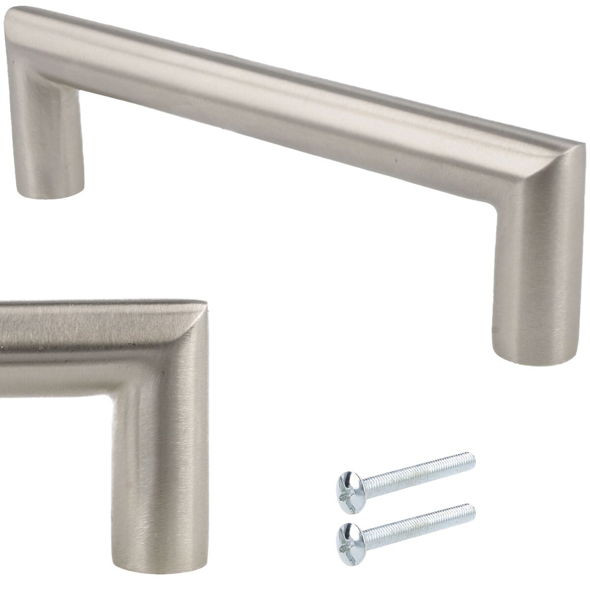 MS Beschläge Hochwertiger 288mm Schubladengriff Ø 12mm Edelstahl Möbelgriff inkl. Schrauben Image