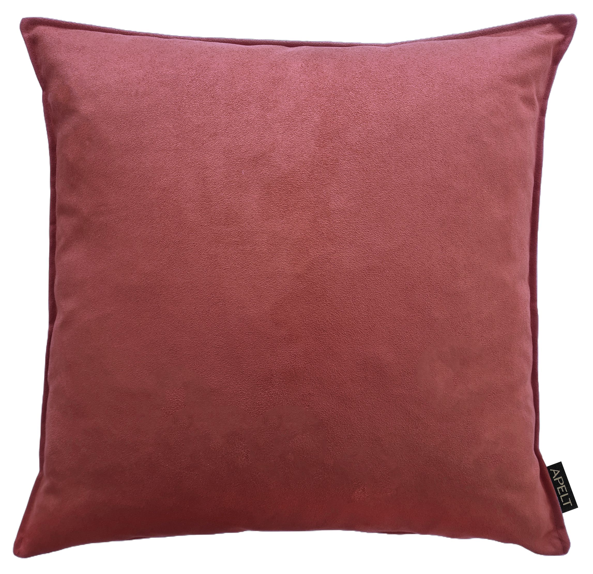 Kissenhülle APELT "Magnus", rot (bordeauxrot), B:46cm L:46cm, Polyester, Obermaterial: 100% Polyester, Kissenbezüge Image