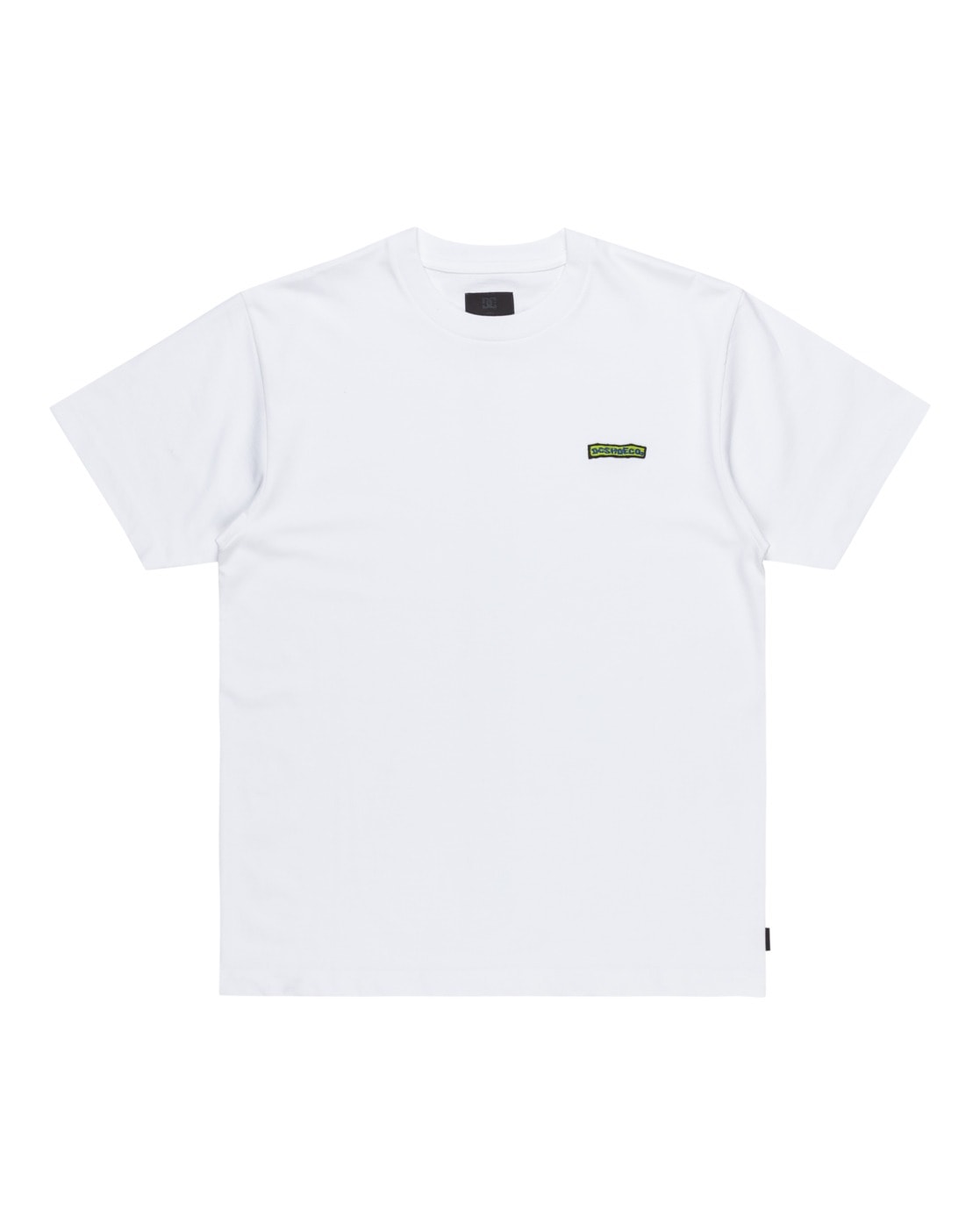 T-Shirt DC SHOES "Patch It", Herren, Gr. M, weiß, 100% Baumwolle, Shirts