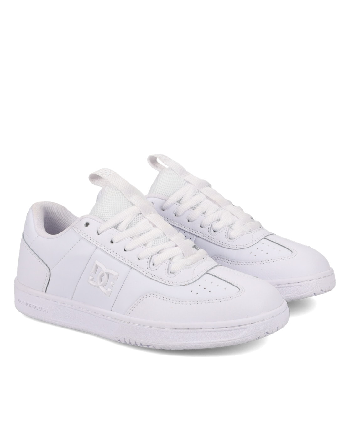Sneaker DC SHOES "DC Astrix", Gr. 9,5(41), weiß (weiß, weiß), 61.35% Leder, 38.65% Synthetikmaterial, Schuhe
