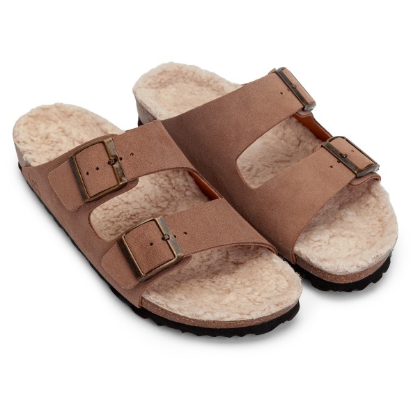 Espadrij - Women's Ami Velour Teddy - Sandalen 40 | EU 40 braun