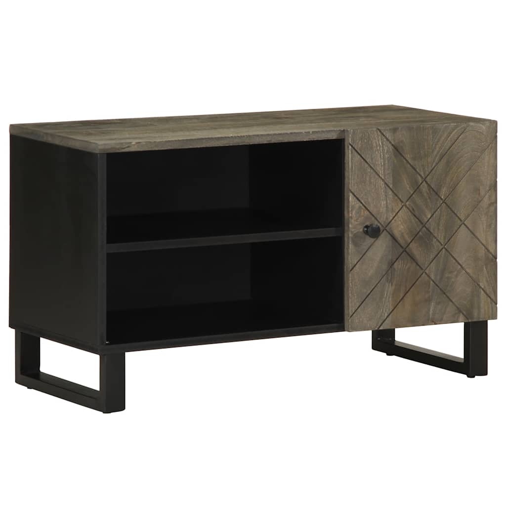 vidaXL TV-Schrank 80x33x46 cm Massivholz Mango Image