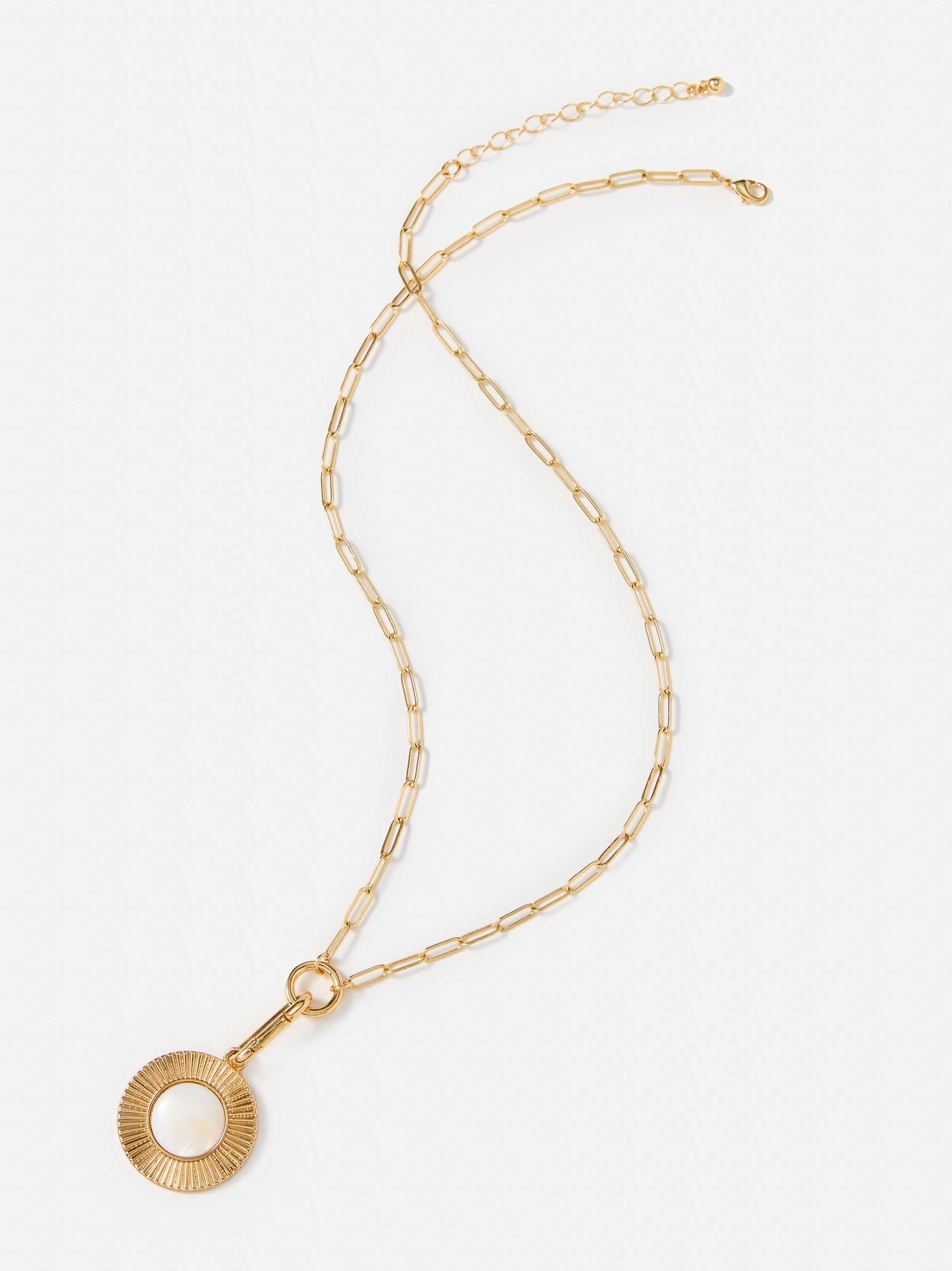 J.McLaughlin Women's Coin Pendant Necklace Gold