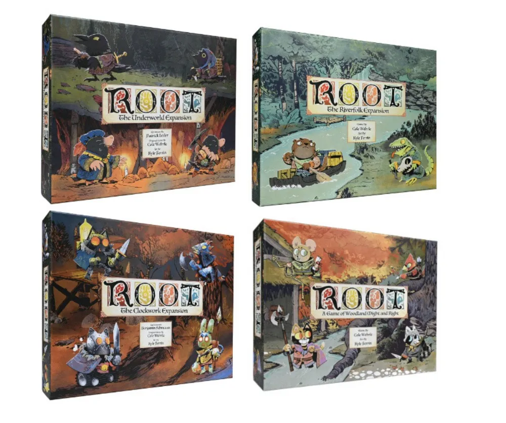 Jeux Leder Jeux de cartes Root The Riverfolk Jeux de société d