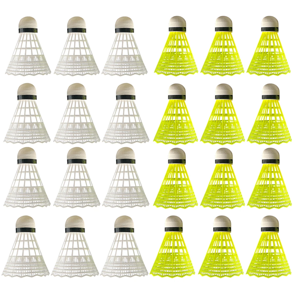 3/6 Pcs High Speed Badminton Birdies Badminton Great Stability Outdoor & Indoor Use Badminton Ball for Sports Activities