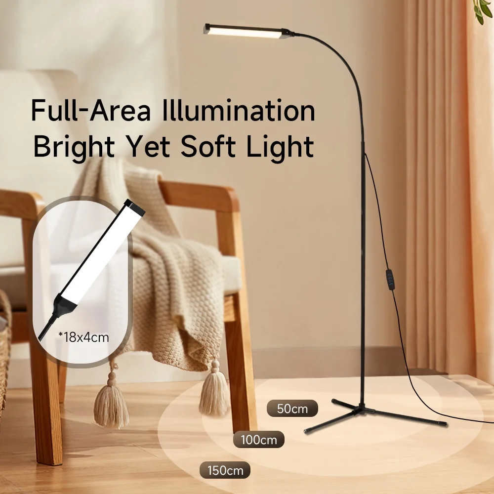 Dimmbare Led Stehleuchte Schlafzimmer Nachttischlampen Smart LED Stand Stehleuchte Indoor Tricolor Lesebeleuchtung Für Studie Wohnzimmer