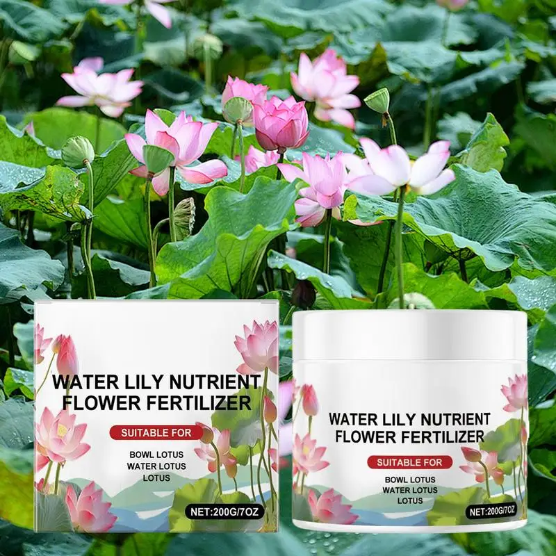 200 g natürliche Seerose, blühender Dünger, Pulver, Teich, Seerose, Nährstoff, Aquarium, Blumen, Anbau, Lösung für den Hinterhof Image